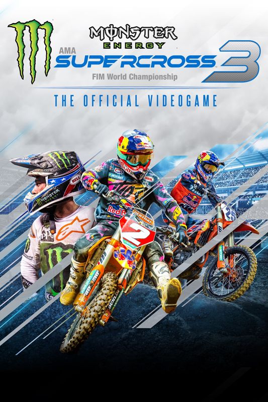 Monster Energy Supercross 3 box art for Nintendo Switch